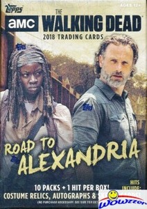 2018 Topps AMC The Walking Dead: Road to Alexandria HUGE Blaster Box-HIT