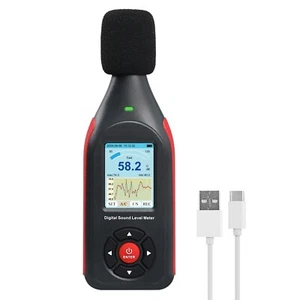 Sound Level Tester Decibel Reader SPL Meter Datalogger with 43,000 Data Record - Picture 1 of 9
