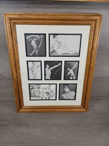 Modelli di natura morta semi nuda maschile cultura fisica muscoli uomo fitness arte da parete - Foto 1 di 8