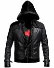 New Batman Arkham Knight Game Red Hood Leather Jacket & Vest Cosplay Costume