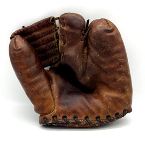 Guanto da baseball vintage anni 40 tre dita portata guanto n. 249 Campi - Foto 1 di 11