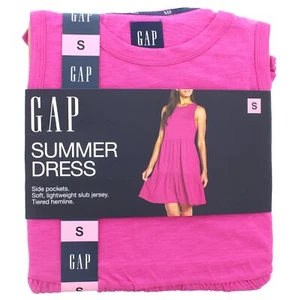 GAP Women's Summer Dress Sleeveless Color- Very Berry Size- Small - Picture 1 of 2