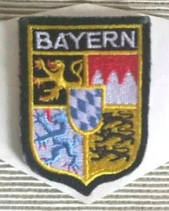 Collezione vintage Patch Toppa Bayern stemma dello stato libero della Baviera - Picture 1 of 3