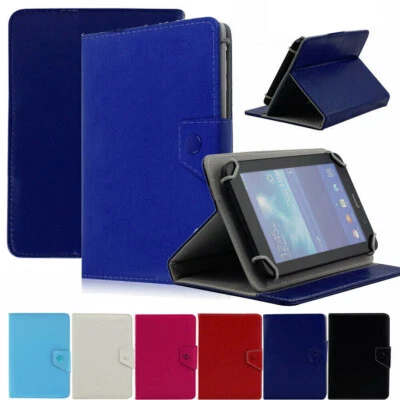 For 10" - 10.1" Tablet PC Tab Universal Classic Stand Folio Leather Case Cover - Image 1 of 4
