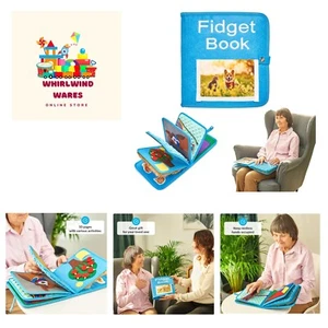 Fidget Book for Elderly | Fidget Blanket for Dementia | Dementia Products for... - Picture 1 of 8