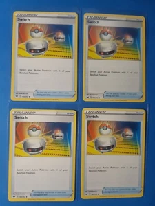 4x Switch 183/202 Pokemon card Sword & Shield uncommon NM - Picture 1 of 1