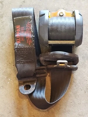 87 88 89 1988 ALFA ROMEO MILANO A75 CINTURÓN SEGURIDAD TRASERO IZQUIERDO NEGRO Foto 1 de 2