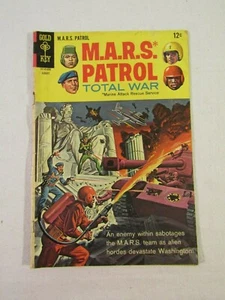Vintage 1968 Gold Key Mars Patrol Total War August #6 Comic Book - Picture 1 of 12