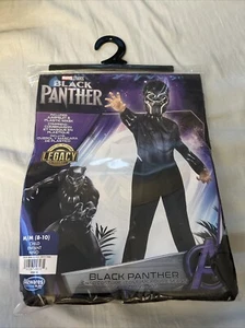 NEW Marvel Legacy Black Panther Costume Boys Child Small 4-7 Jumpsuit Mask - Picture 1 of 2