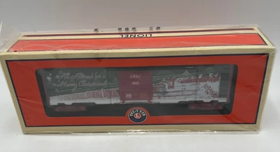 Lionel 6-19399 LRRC 2013 Christmas Boxcar All Aboard for a Merry Christmas NIB - Image 1 of 4