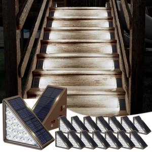 Solar Step Lights for Outside,16 Pack Solar Stair Lights Outdoor Waterproof I... - Picture 1 of 6