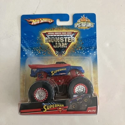 Hot Wheels Monster Jam Spectraflames Superman 21/75 Foto 1 de 4
