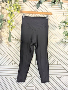 Offline by Aerie Damen klassische schwarze Leggings Criss-Cross Waist Athleisure XL - Bild 1 von 4