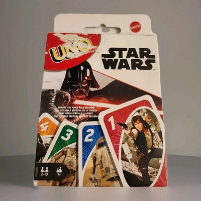 Disney Card Game UNO STAR WARS - 2-10 PLAYERS AGES 7+ Complete Unused  - Image 1 of 2
