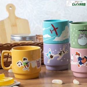 Donguri Kyowakoku Pokopoko Mug Ceramic Porco Rosso & Spirited Away JAPAN NEW - Picture 1 of 46