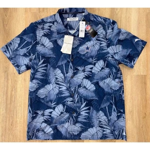 Neu mit Etikett Tommy Bahama Dallas Cowboys Bahama Küste geblümtes Stretchhemd für Herren - Medium - Bild 1 von 5