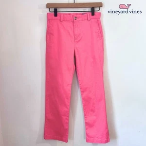 Vinyard Vines Boys Breaker Chino Pant 12 Pink $78 EUC Worn 1X Adjust Waist - Picture 1 of 15