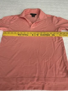 Brooks Brothers Men’s Polo Slim Fit Performance Stretch Peach Cotton Sz S - Picture 1 of 13