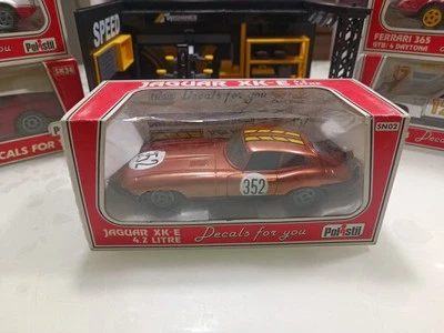 Jaguar XK-E Polistil Scala 1:25 Cod. SN02 Made In Italy Rally #352 - Immagine 1 di 4