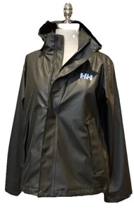 A Helly-Hansen Sz Juniors 12 Moss Rain Coat Jacket Helot Tech - Picture 1 of 7