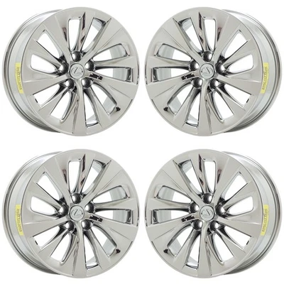 Juego de llantas cromadas brillantes 19" Lexus LS500 LS500h OEM 74367 INTERCAMBIO Foto 1 de 4