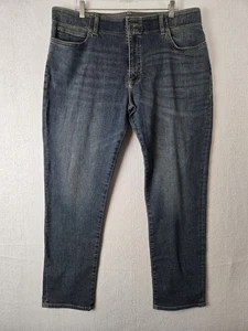 Lee Mens Extreme Motion Straight Fit Tapered Leg Jeans 40X32 Blue Denim - Picture 1 of 11