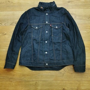 Levi's Commuter Denim Jacket Mens L Large Blue Type 3 Western Trucker Biker - Picture 1 of 15