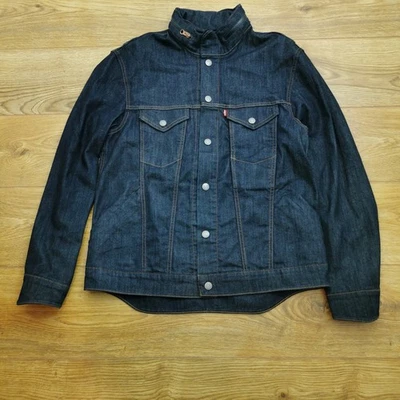 Levi's Commuter Denim Jacket Mens L Large Blue Type 3 Western Trucker Biker - Image 1 of 4