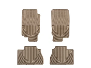 WeatherTech All-Weather Floor Mats for - Lincoln Aviator - 1st & 2nd Row Tan - Picture 1 of 5