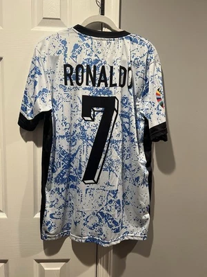 Portugal Ronaldo Replica Jersey Ad Lg - New With Tags - See Measurement Photos - Image 1 of 4