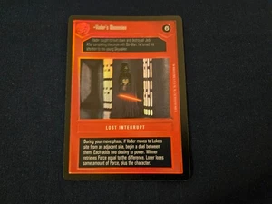 Star Wars CCG Reflections II FOIL Vader's Obsession - Picture 1 of 1