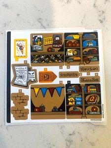 LEGO STICKER SHEET - 76452, Sht1, Quality Quidditch Supplies & Ice Cream Parlour - Picture 1 of 1