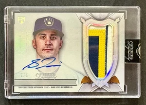 Sal Frelick (RC 1 / 5 - Dynastic Deed Rookie Patch Auto. 2024 Topps Dynasty. - Picture 1 of 3