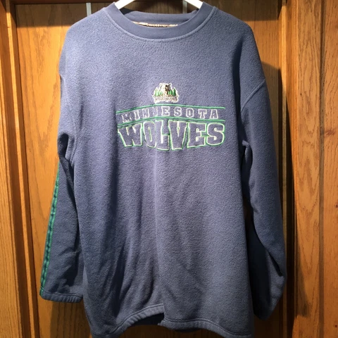 Vintage NBA Active Minnesota Timberwolves XL Men's Polyester Sweatshirt Cover
