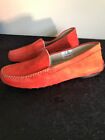 New French Sole FS/NY Women's Stella Slip-On Loafer Tangerine Suede Size 9 Rare