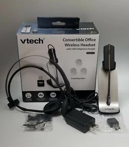 Vtech Convertable Office Wireless Headset with USB Softphone Dongle VH6212 - Picture 1 of 12