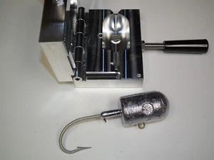 Saltwater Bullet Jig mold 32oz with eyes CNC Aluminum - Picture 1 of 4