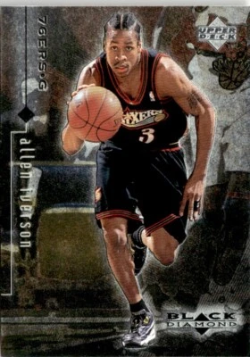 1998-99 Upper Deck Black Diamond Allen Iverson Philadelphia 76ers #66 - Image 1 of 2