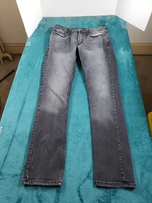 Old Navy Jeans Sz 32x34 Mens Black Stretch Pants Denim Slim Straight Casual - Image 1 of 4