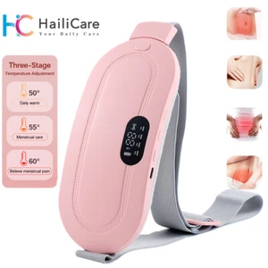 Almohadilla térmica portátil de lujo para dama cinturón de palacio uterino alivio cintura dolor menstrual - Imagen 1 de 16