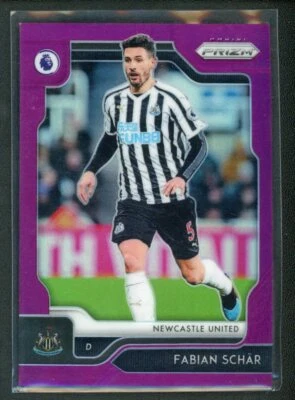 2019-20 FABIAN SCHAR /99 PANINI PRIZM PREMIER LEAGUE PURPLE - Image 1 of 2