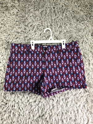 Pantalones Cortos Liz Claiborne Mujer Talla 14 Tiro Medio Multicolor Novio Algodón Foto 1 de 4