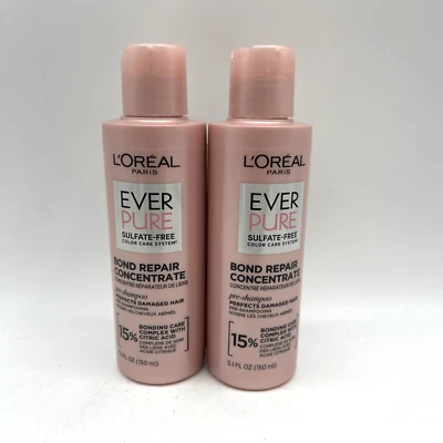 L'Oreal EverPure Bond Repair Pre Shampoo Treatment, 5.1oz 2 Pack - Image 1 of 4