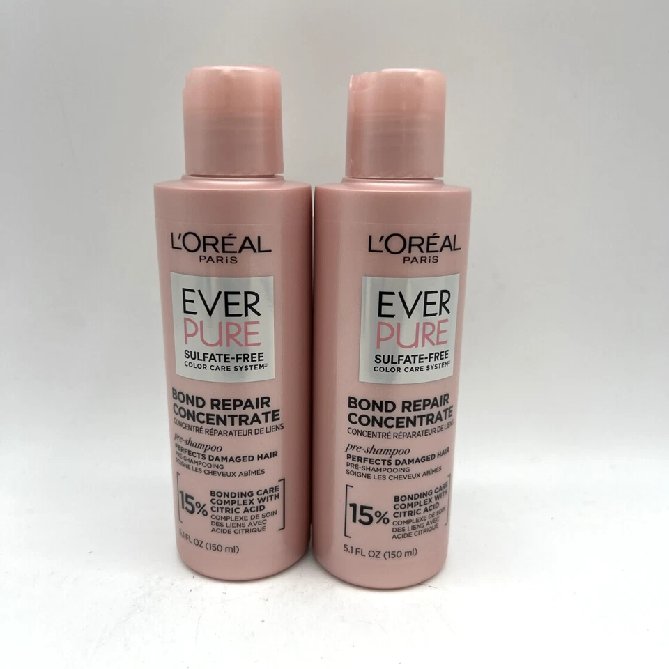 L'Oreal EverPure Bond Repair Pre Shampoo Treatment, 5.1oz 2 Pack - Image 1 of 4