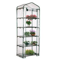 Walk In Greenhouse PVC Cover Outdoor Garden Shade Green Plant Hot House Shed AB