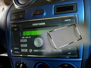 D Ford Fiesta 01-08 Chrom Rahmen für Radio - Edelstahl poliert - Picture 1 of 3