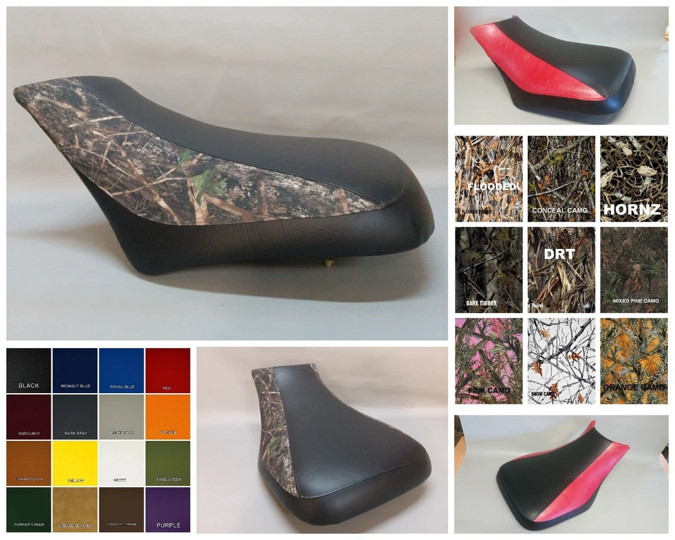 HONDA TRX500FPA Seat Cover 2005-2011 Foreman RUBICON 500 in 25 Colors or 2-tone  - Image 1 of 4