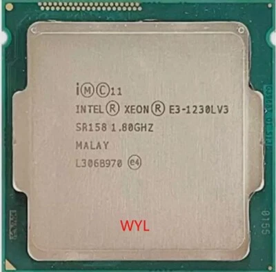 Intel Xeon E3-1230L V3 1.8GHz LGA1150 SR158 25W 4C/8T CPU Processor 1230LV3 - Image 1 of 4