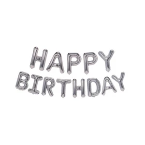 US Happy Birthday Balloons Banner Bunting Party Decoration Self-Inflating New - Picture 1 of 18