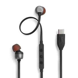 JBL T310C NERO AURICOLARE IN-EAR USB-C CON MICROFONO - Zdjęcie 1 z 1